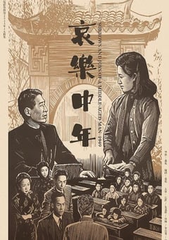 1949年国产经典爱情片《哀乐中年》HD国语无字
