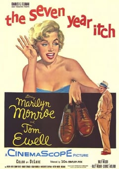 1955年美国经典喜剧片《七年之痒》蓝光中英双字