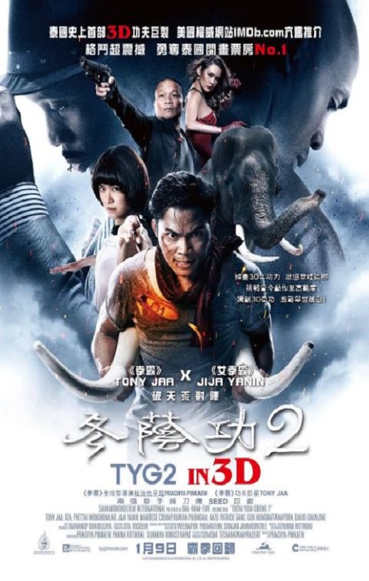 2013年泰国经典动作犯罪片《冬荫功2：拳霸天下》蓝光国泰双语中字