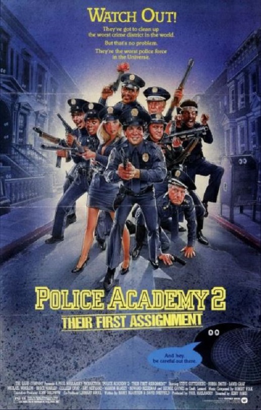 1985年美国经典喜剧片《警察学校2:初露锋芒》蓝光国英双语双字