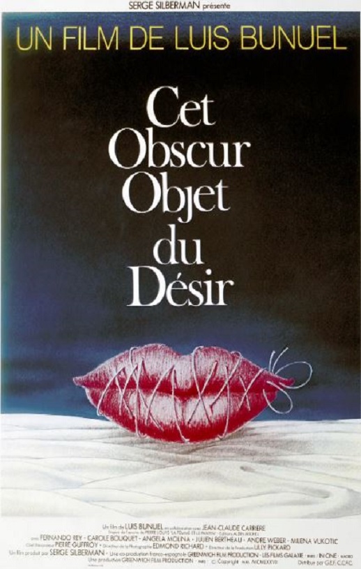 1977年法国经典喜剧片《朦胧的欲望》蓝光法语中字