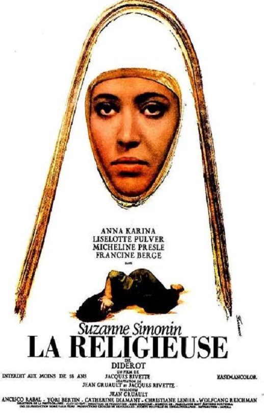 1966年法国经典剧情片《女教徒》蓝光中英双字