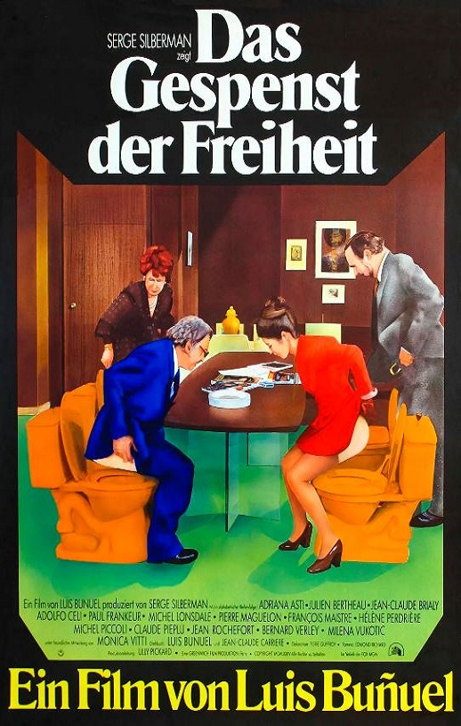 1974年法国经典喜剧片《自由的幻影》蓝光法语中字